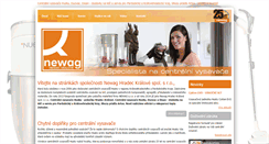 Desktop Screenshot of newaghk.cz
